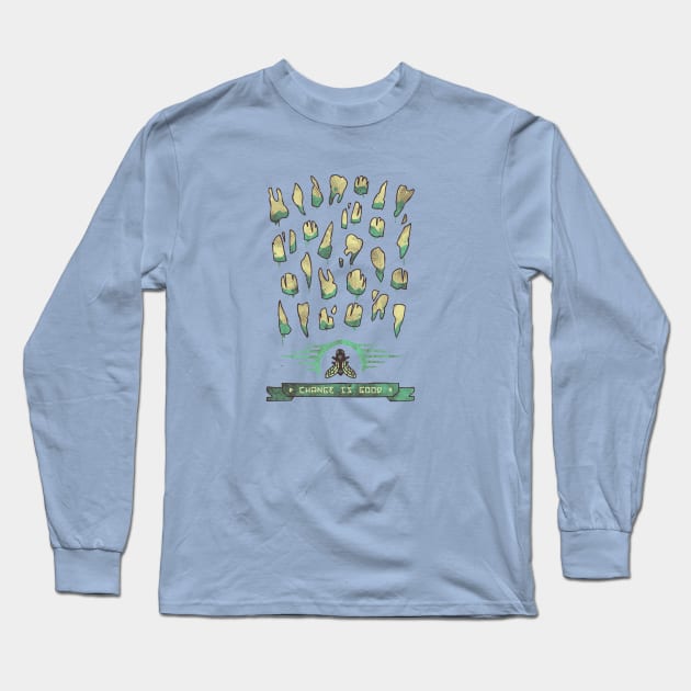 change is good 1 Long Sleeve T-Shirt by againstbound